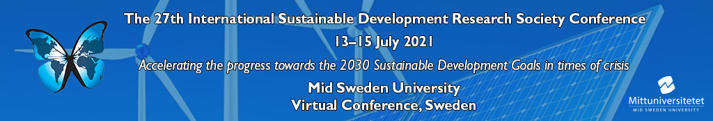 Banner for the 2021 ISDRS conference